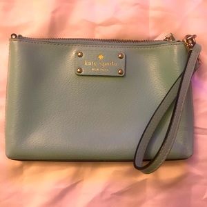 Kate Spade Light Blue Wristlet